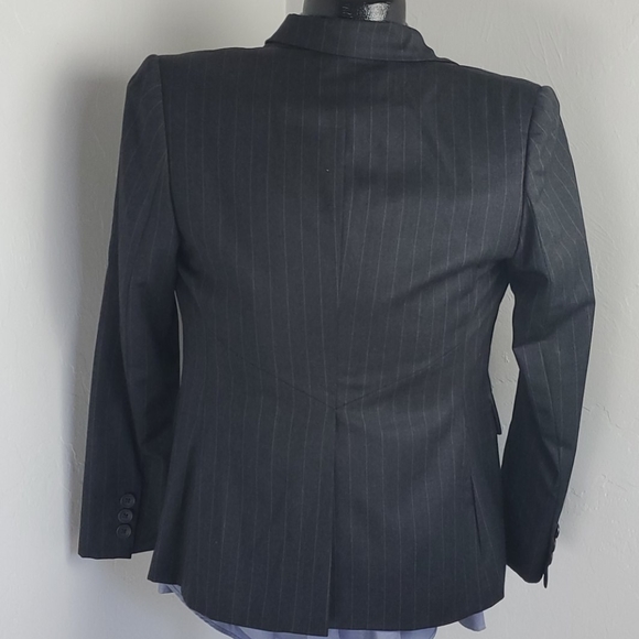 Banana Republic wool blend strips two buttons two buttons women size 8P - Picture 3 of 7